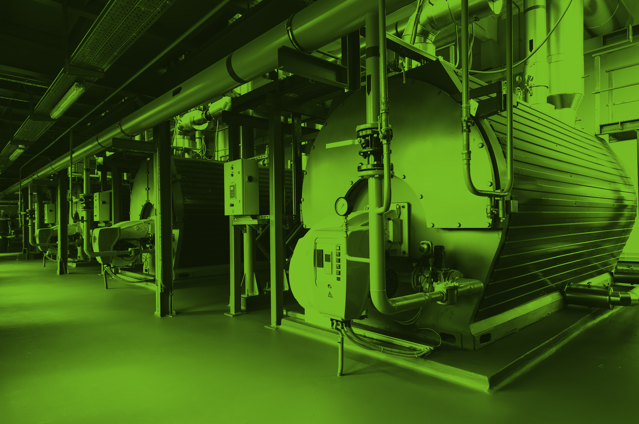 Commercial boiler room