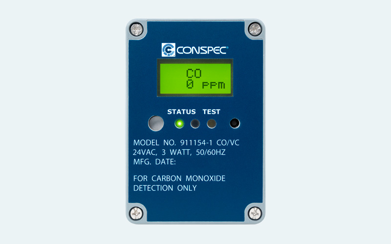 911154-1 fixed carbon monoxide detector and ventilation controller