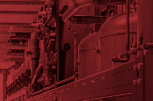 Large blue tanks in a industrial city water treatment boiler room. Special equipment, technology, drinking water supply, chemical modifications, environmental conservation.